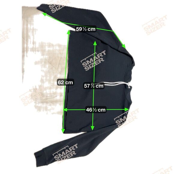 Wild Fable Black Cropped Hoodie Size XXL Drawstring Pullover Casual Sweatshirt - Picture 8 of 8